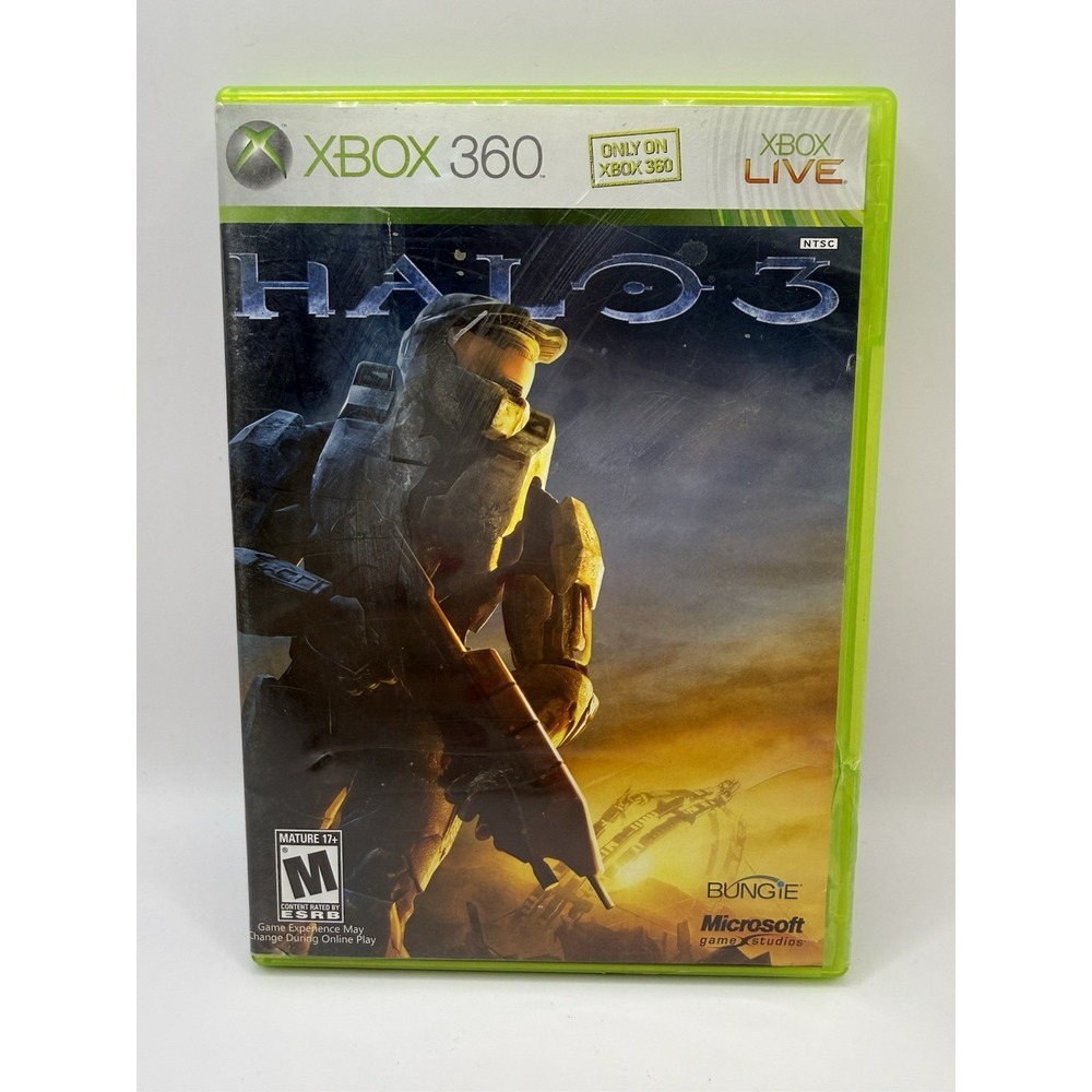 Halo‎ 3 Microsoft Xbox 360 With Manual Poster